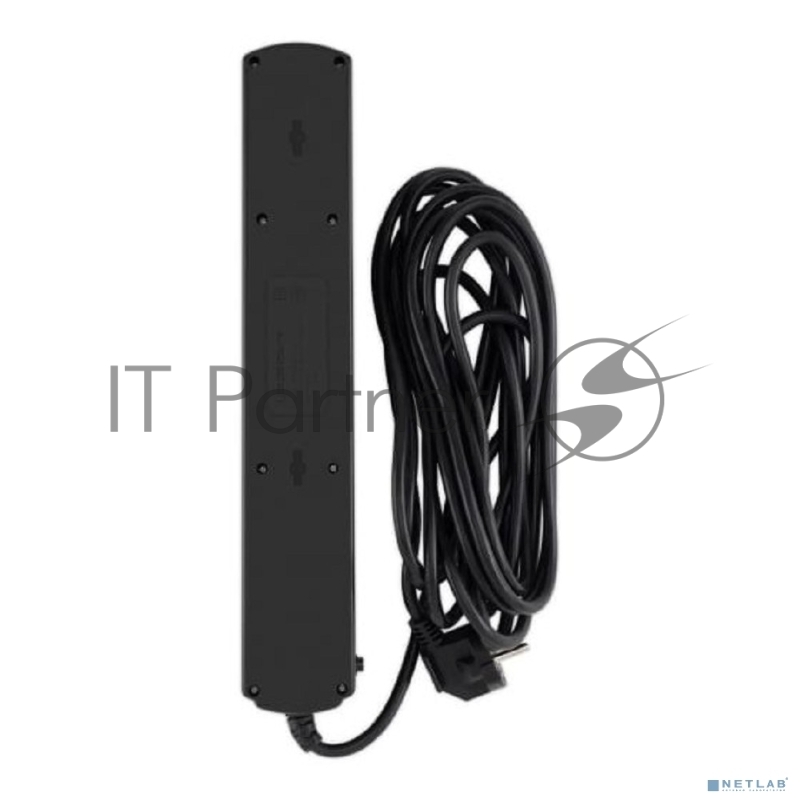 Сетевой фильтр Ippon BK-6-EU-5-10-B 5м (6 розеток) черный (коробка)