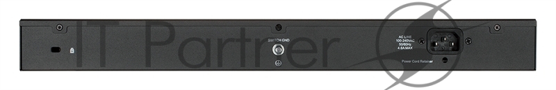 Настраиваемый L2 коммутатор D-Link DGS-1100-26MPV2/A3A с 24 портами 10/100/1000Base-T и 2 комбо-портами 1000Base-T/SFP (24 порта PoE 802.3af/at, PoE-бюджет 370 Вт)