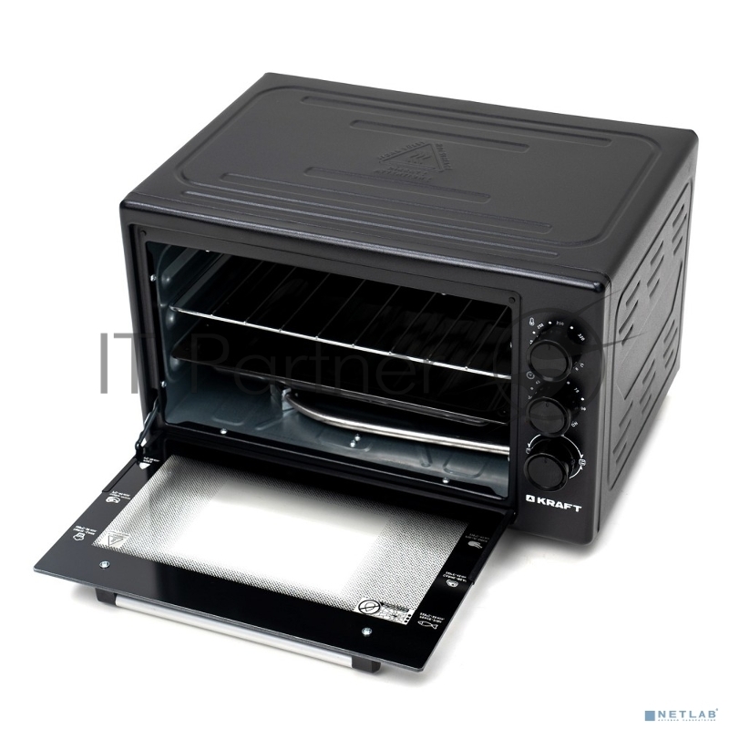Мини-печь KRAFT KF-MO 4500 BL черный