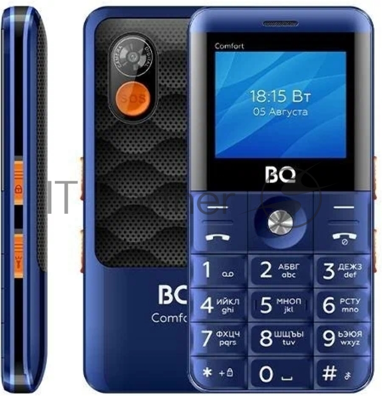 Мобильный телефон BQ 2006 Comfort Blue+Black