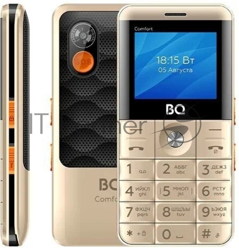Мобильный телефон BQ 2006 Comfort Gold+Black