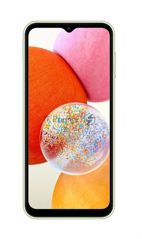 Смартфон Samsung SM-A145 Galaxy A14 64Gb 4Gb светло-зеленый моноблок 3G 4G 2Sim 6.6 1080x2408 Android 13 50Mpix 802.11 a/b/g/n/ac NFC GPS GSM900/1800 GSM1900 microSD max1024Gb