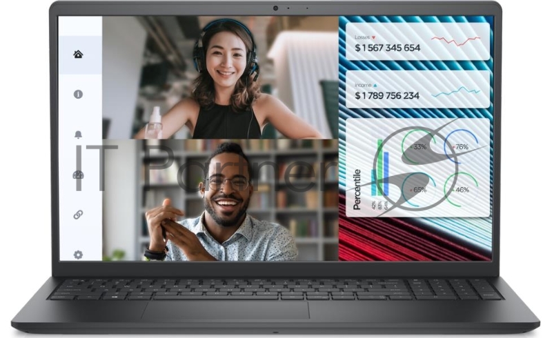 Ноутбук DELL VOSTRO-3520 CI7-1255U 15 8/512GB VOS-3520-NB-ENG