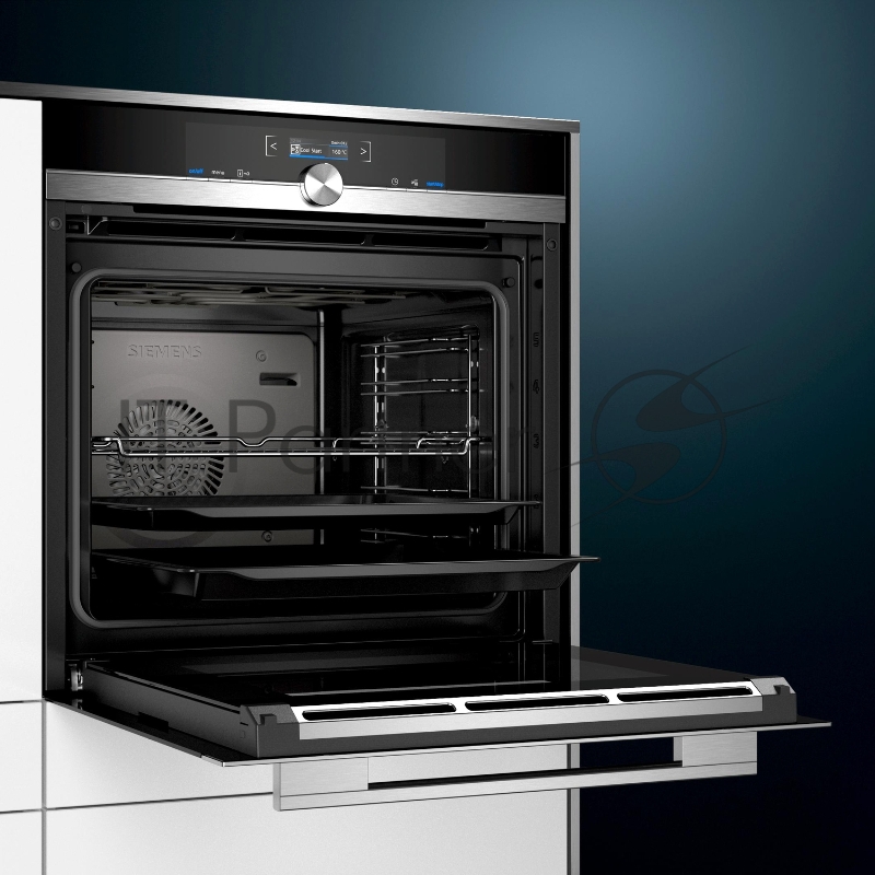 Духовой шкаф Электрический Siemens HB634GBS1 нержавеющая сталь/черный, встраиваемый