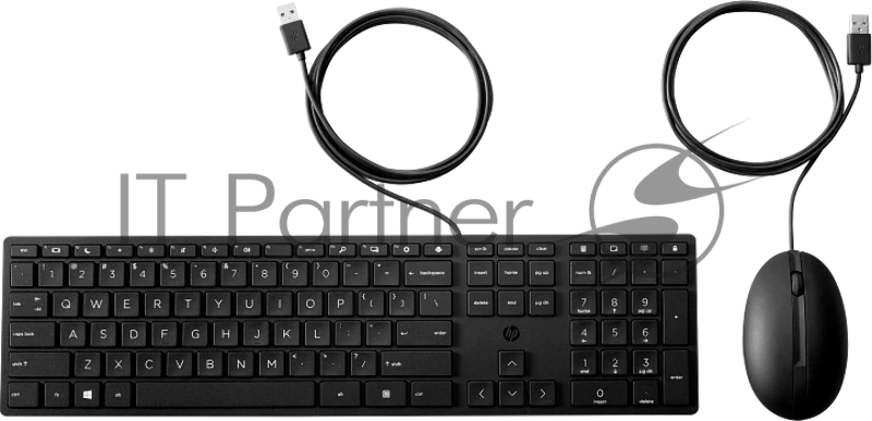 Комплект Keyboard and Mouse HP 320MK Wired (black) ENG