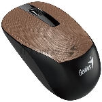 Мышь беспроводная Genius NX-7015, оптическая, мини-ресивер, сенсор Blue Eye, оптическая, разрешение 800 / 1200 /1600 dpi, SmartGenius, покрытие металлик. Цвет: шок