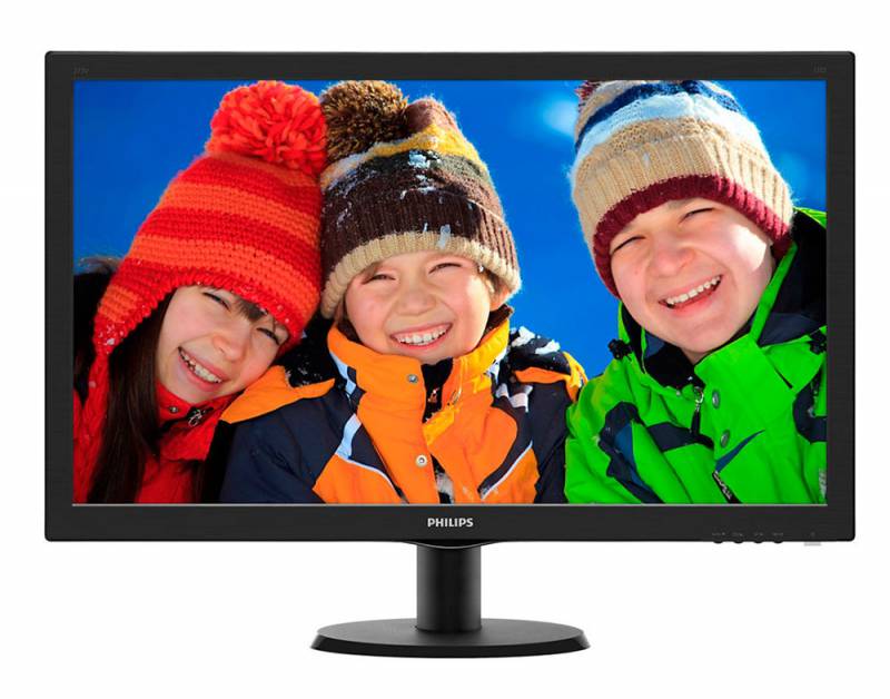 Монитор Philips 27 273V5LHSB (00/01) черный TN+film LED 5ms 16:9 HDMI матовая 300cd 1920x1080 D-Sub