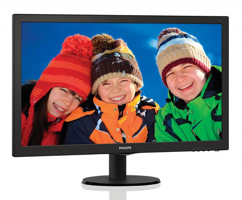 Монитор Philips 27 273V5LHSB (00/01) черный TN+film LED 5ms 16:9 HDMI матовая 300cd 1920x1080 D-Sub