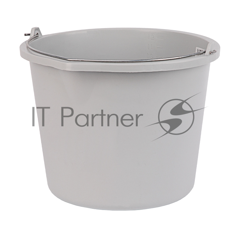 Ведро строительное пластмассовое 12 л, усиленное// Matrix