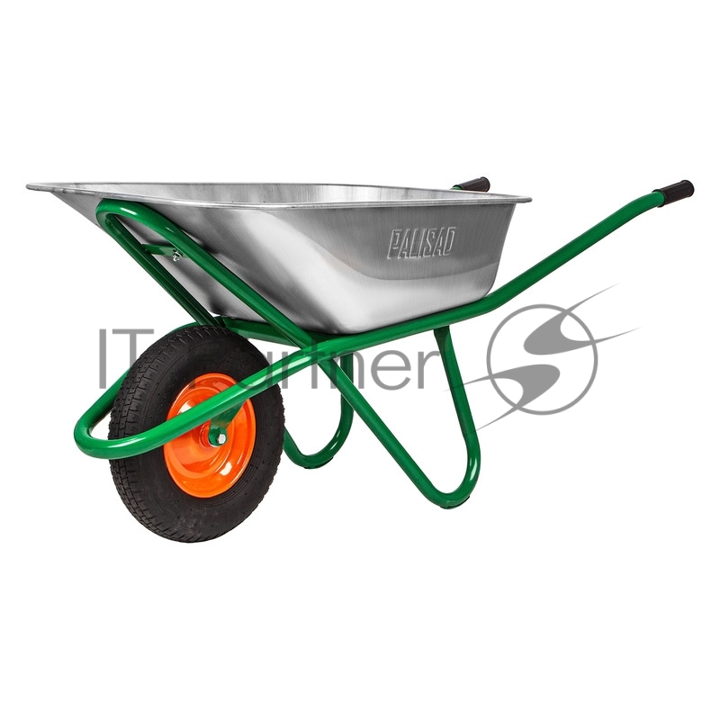 Тачка садово-строительная, усиленная, грузоподъемность 200 кг, объем 90 л// Palisad