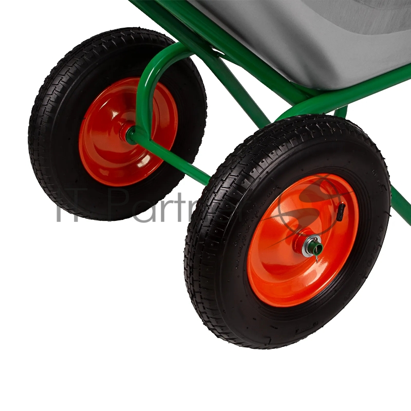 Тачка садово-строительная, 2-х колесная, усиленная, грузоподъемность 320 кг, объем 100 л// Palisad