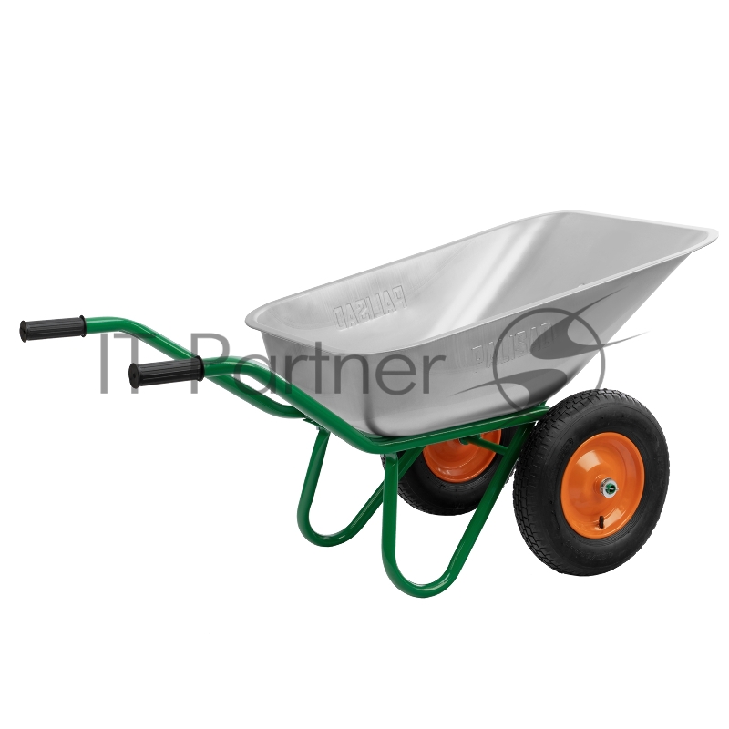 Тачка садово-строительная, 2-х колесная, усиленная, грузоподъемность 320 кг, объем 100 л// Palisad