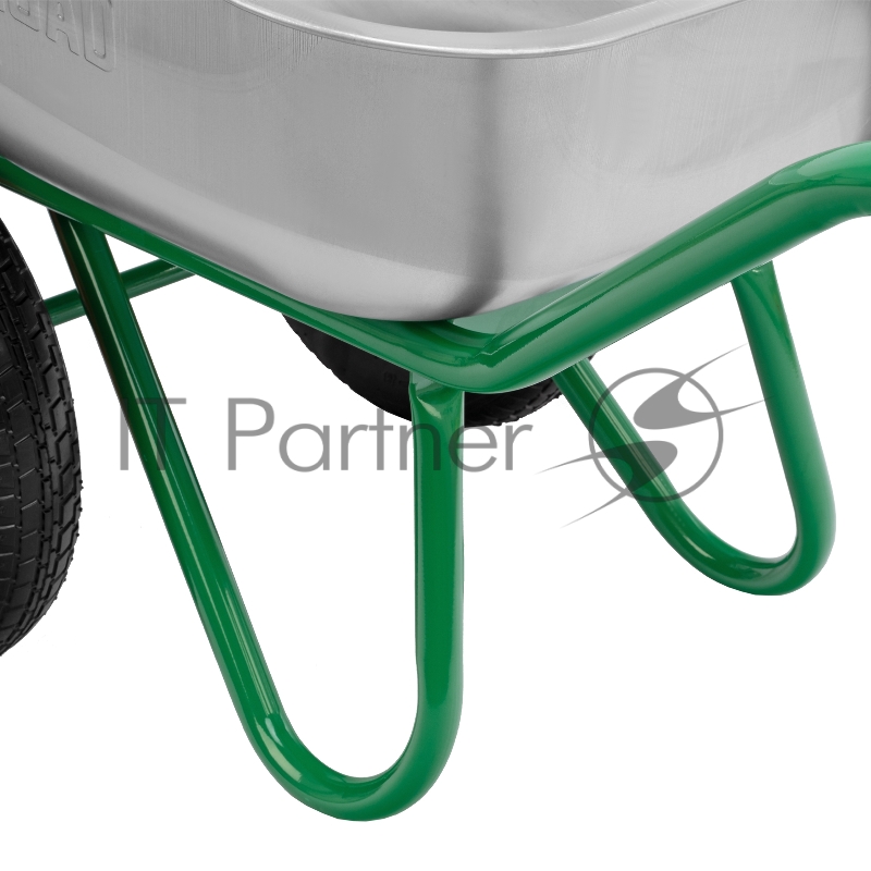 Тачка садово-строительная, 2-х колесная, усиленная, грузоподъемность 320 кг, объем 100 л// Palisad