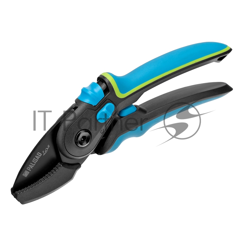 Секатор с наковальней, 220 мм, регулировка захвата, трехкомпонентные рукоятки, LUXE// Palisad