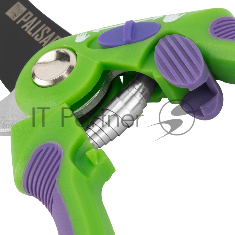 Секатор прямого реза, 215 мм, регулировка захвата, двухкомпонентные рукоятки// Palisad