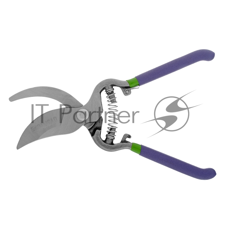 Секатор прямого реза, 255 мм, цельнокованый, металлические обрезиненные рукоятки// Palisad