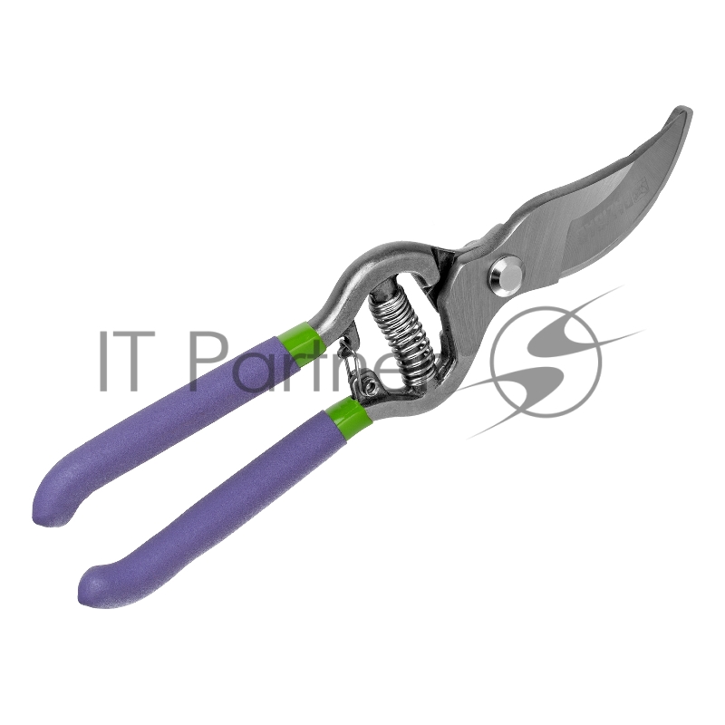 Секатор прямого реза, 255 мм, цельнокованый, металлические обрезиненные рукоятки// Palisad