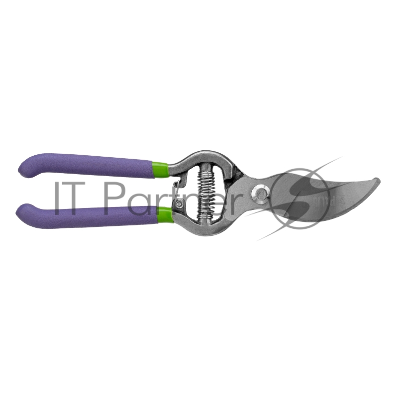 Секатор прямого реза, 255 мм, цельнокованый, металлические обрезиненные рукоятки// Palisad