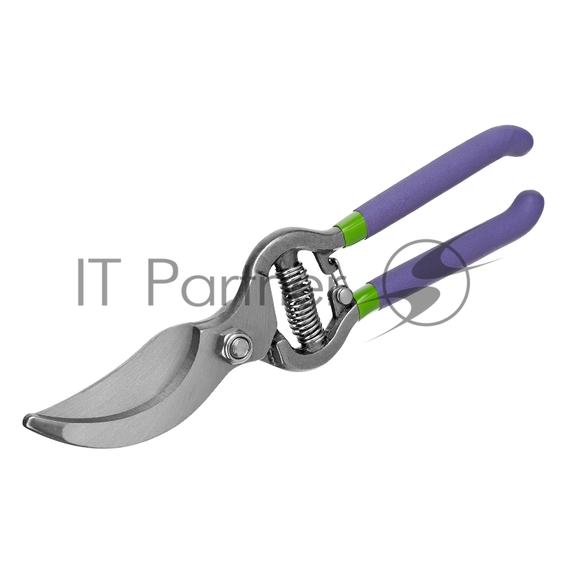 Секатор прямого реза, 255 мм, цельнокованый, металлические обрезиненные рукоятки// Palisad