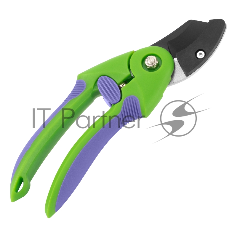 Секатор с наковальней, 215 мм, регулировка захвата, двухкомпонентные рукоятки// Palisad