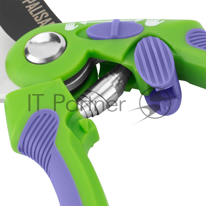 Секатор с наковальней, 215 мм, регулировка захвата, двухкомпонентные рукоятки// Palisad