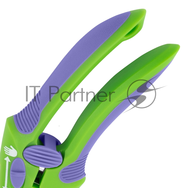 Секатор с наковальней, 215 мм, регулировка захвата, двухкомпонентные рукоятки// Palisad