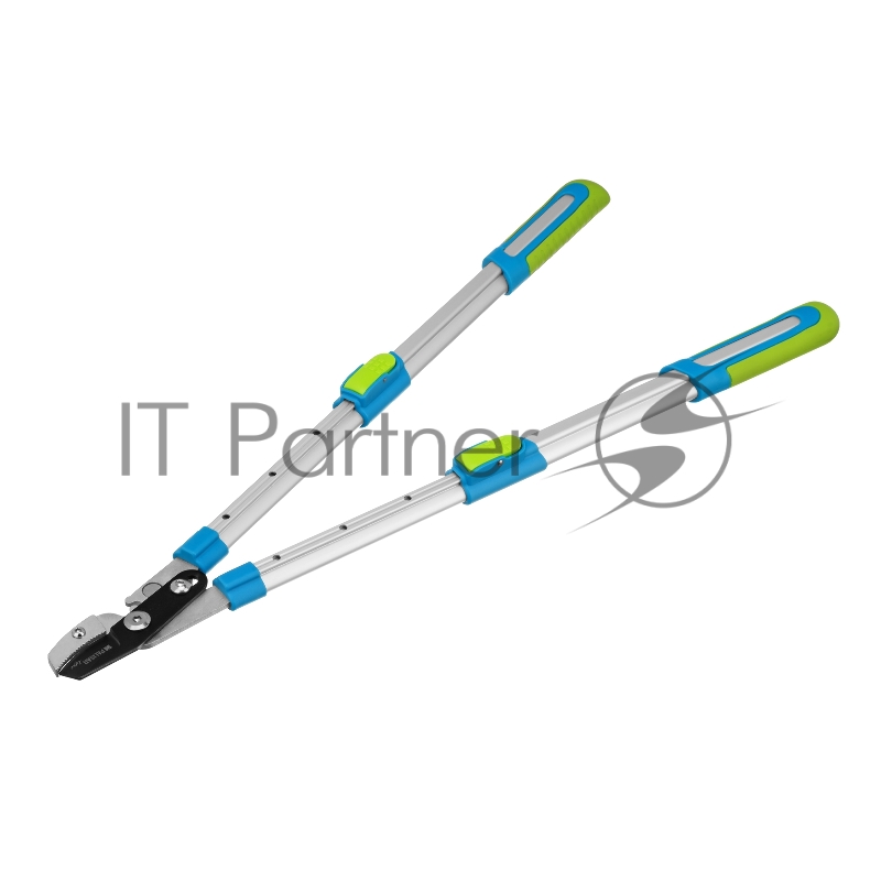 Сучкорез с наковальней, 560-740 мм, телескопические алюминиевые рукоятки, LUXE// Palisad