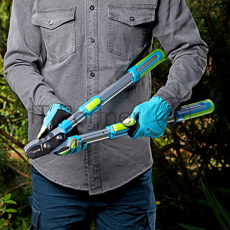 Сучкорез прямого реза, 560-735 мм, телескопические алюминиевые рукоятки, LUXE// Palisad