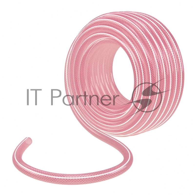 Шланг эластичный 3/4, 50 м прозрачный розовый// Palisad