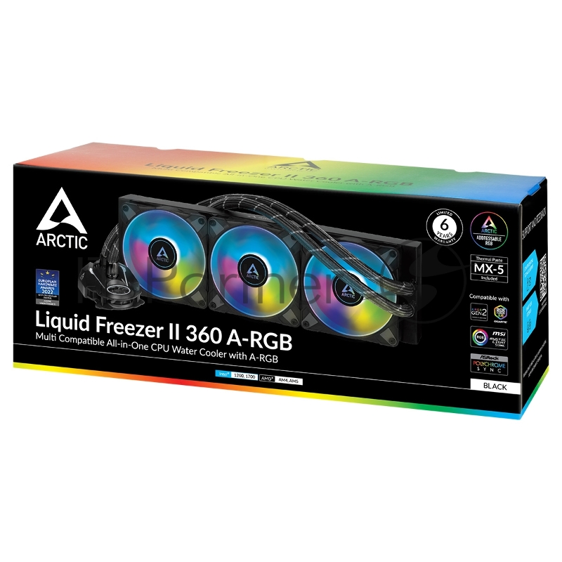 СВО Arctic Liquid Freezer II-360 A-RGB Multi Compatible All-In-One CPU Water Cooler (ACFRE00101A)