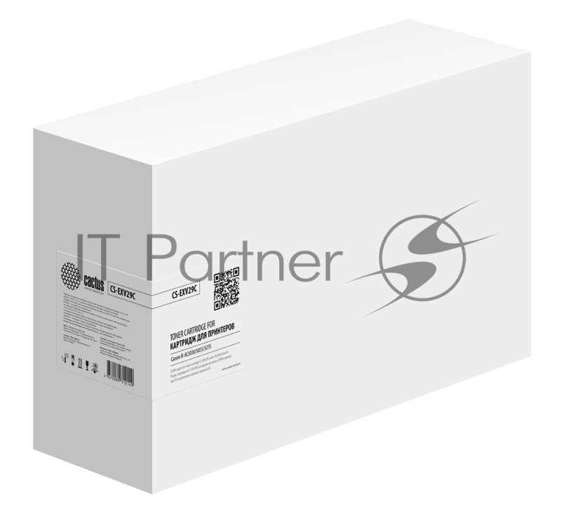 Картридж лазерный Cactus CS-EXV29C голубой (27000стр.) для Canon iR-AC5030/5035/5235/5240