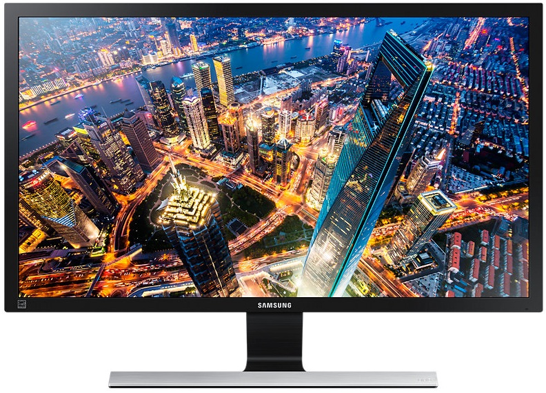 Монитор Samsung 28 U28E590D черный TN+film LED 16:9 HDMI матовая 700:1 370cd 170гр/160гр 3840x2160