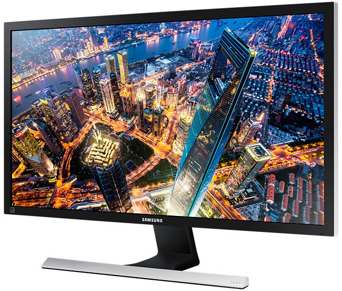 Монитор Samsung 28 U28E590D черный TN+film LED 16:9 HDMI матовая 700:1 370cd 170гр/160гр 3840x2160