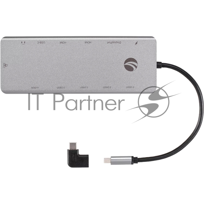 Usb концентратор TypeC -->(2HDMI+DP)4K*60Hz+3USB3.0+T