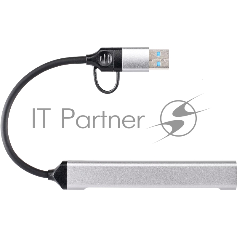 USB концентратор TypeC+adapter-->USB3.0+2USB2,0 VCOM