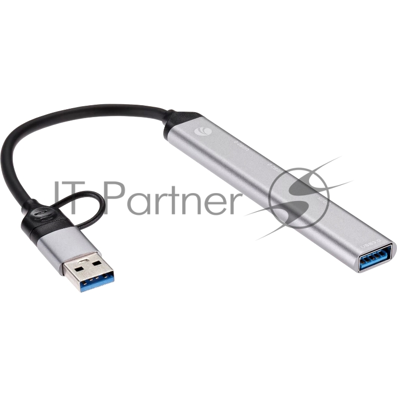 USB концентратор TypeC+adapter-->USB3.0+2USB2,0 VCOM