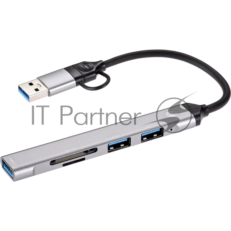USB концентратор TypeC+adapter-->USB3.0+2USB2,0 VCOM