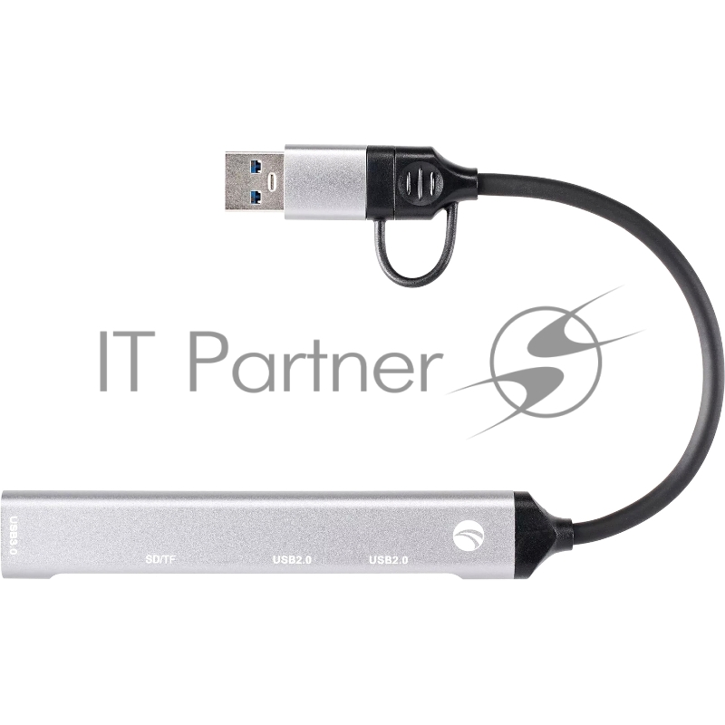 USB концентратор TypeC+adapter-->USB3.0+2USB2,0 VCOM