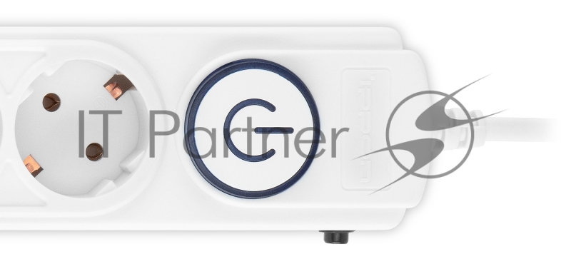 Сетевой фильтр Ippon BK-6-UPS-1.8-10-W 1.8м (6 розеток) белый (коробка)