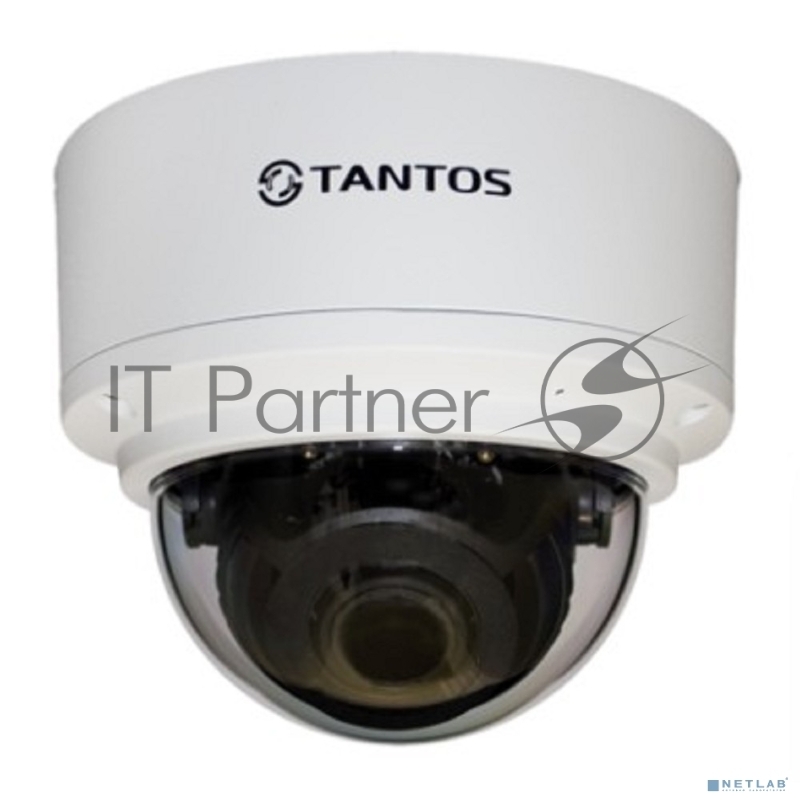 Уличная 2 мегапиксельная купольная антивандальная IP-камера Tantos TSi-Ve25VPA 2.8-12 мм