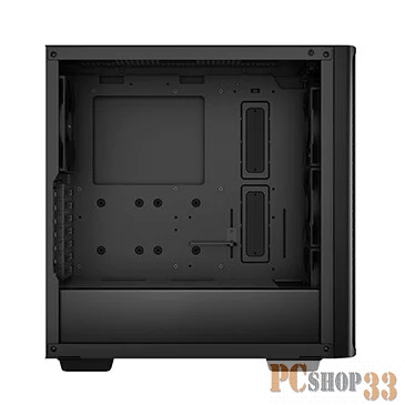 Корпус Deepcool CK560 без БП, боковое окно (закаленное стекло), 3xARGB LED 120мм вентилятора спереди и 1x140мм вентилятор сзади, черный, ATX