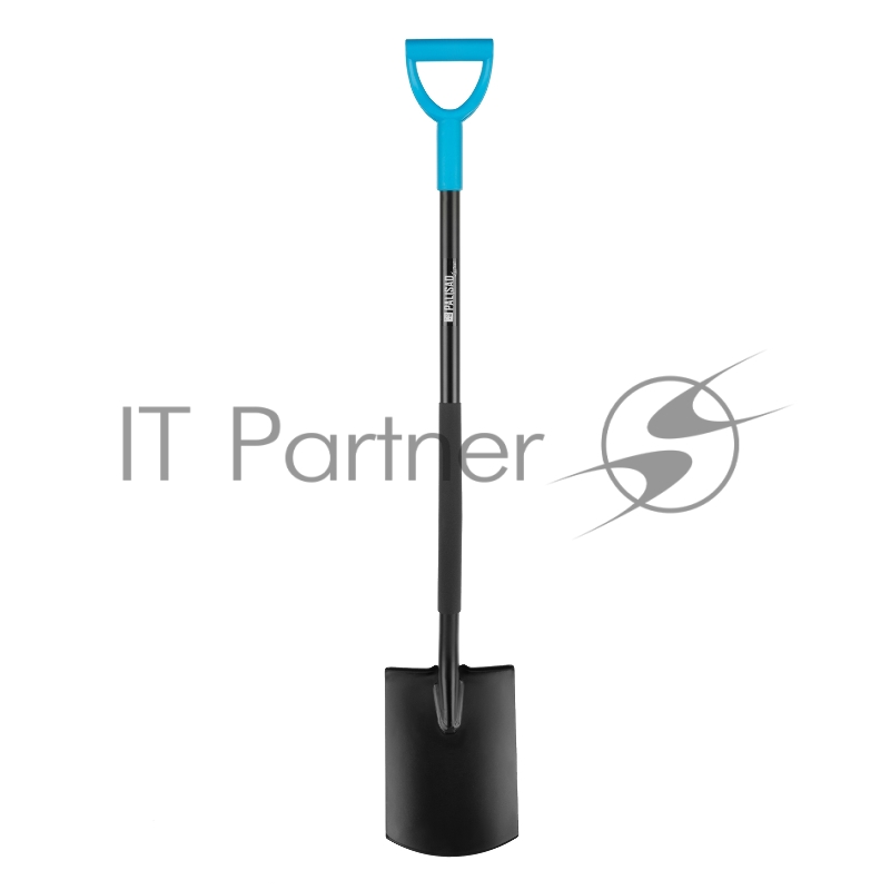 Лопата прямоугольная профессиональная, 195х285х1200 мм, цельнометаллическая, LUXE// Palisad