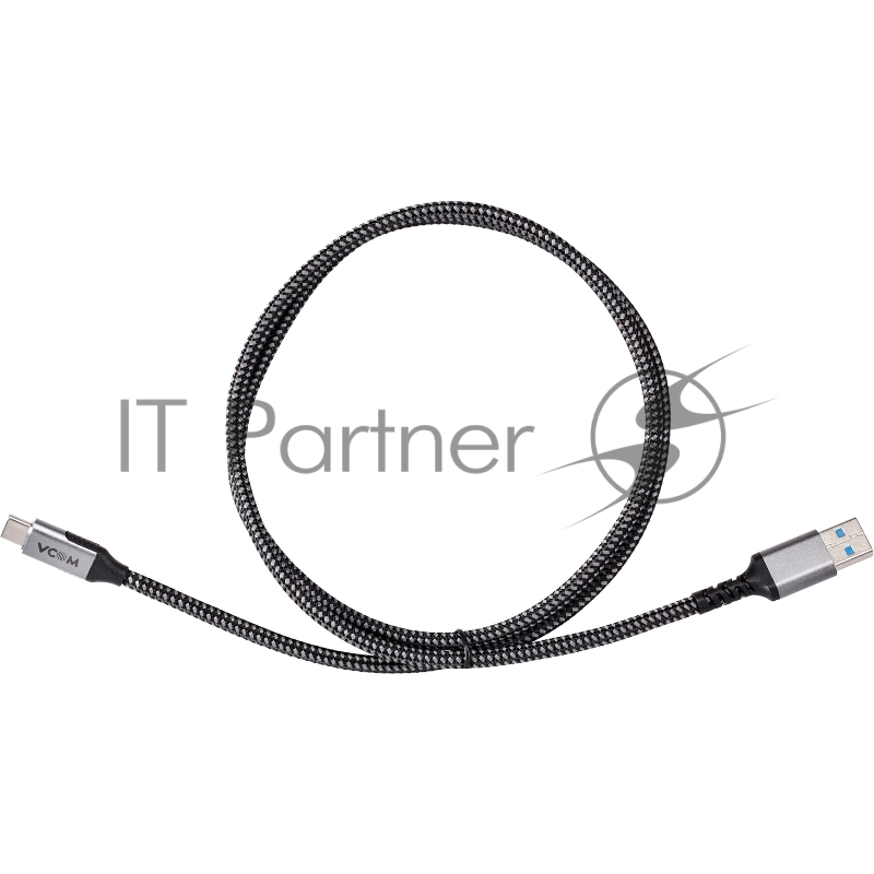 Кабель USB3.2 Gen2, AM->CM, 10Gbs, All Shell 1м VCOM <CU401M-1M>