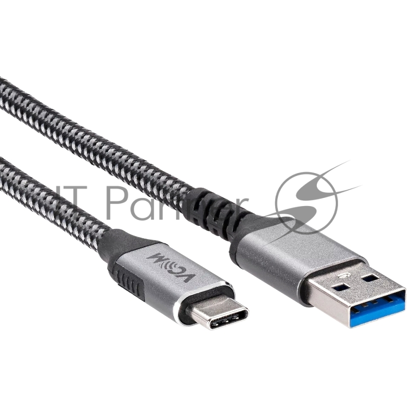 Кабель USB3.2 Gen2, AM->CM, 10Gbs, All Shell 1м VCOM <CU401M-1M>