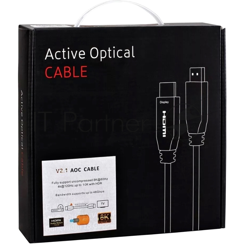 Активный оптический кабель HDMI 19M/M,ver. 2.1, 8K@60 Hz 30m Telecom <TCG2120-30M>