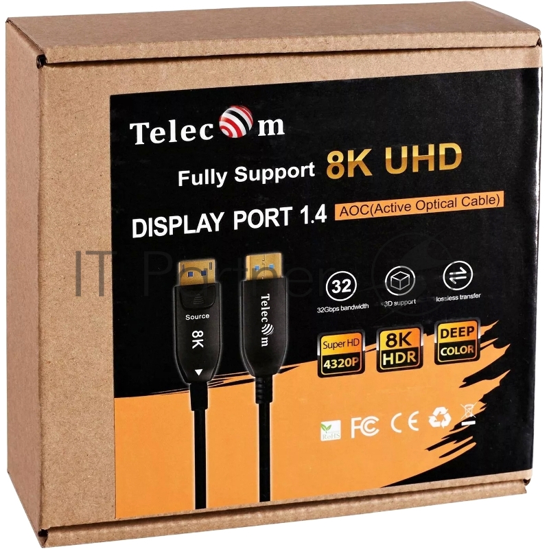 Активный оптический кабель Telecom DP1.4 8K@60Hz 20м <TCG2130-20M>
