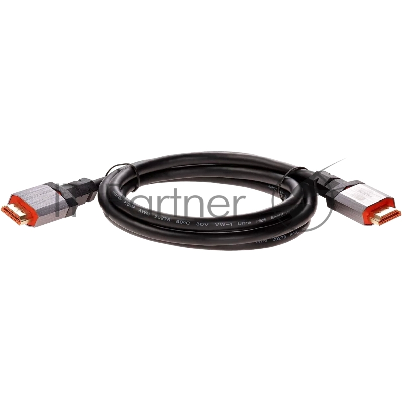 Кабель HDMI 19M/M,ver. 2.1, 8K@60 Hz 1.5m метал разъемы, Telecom <TCG365-1.5M>