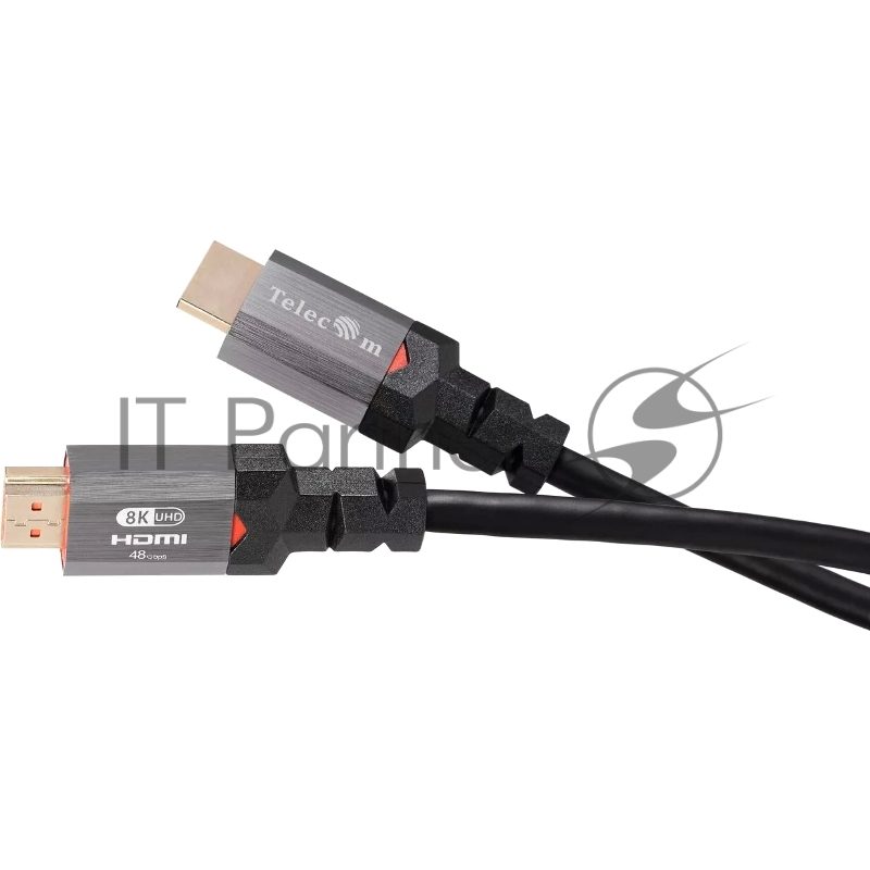 Кабель HDMI 19M/M,ver. 2.1, 8K@60 Hz 1.5m метал разъемы, Telecom <TCG365-1.5M>