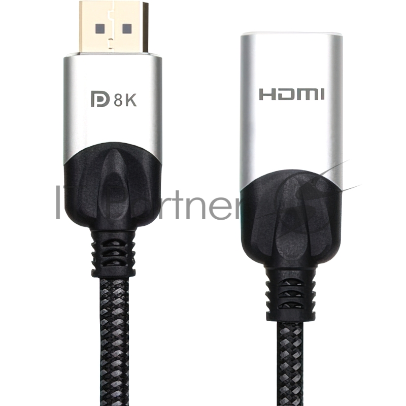 Адаптер DisplayPort(M) ---> HDMI(F) 0.15m 8K@60Hz VCOM <CG6218M-0.15>