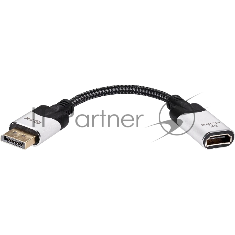 Адаптер DisplayPort(M) ---> HDMI(F) 0.15m 8K@60Hz VCOM <CG6218M-0.15>